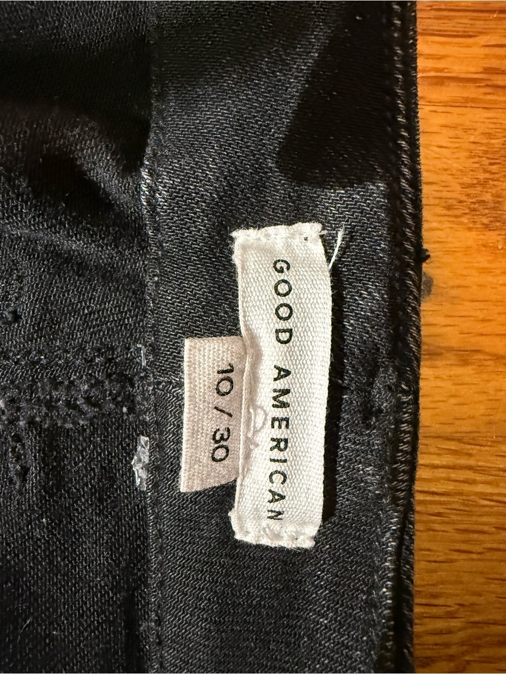 Good American Black Skinny Jeans - High-Rise Stretch | Size 10 - Picture 3 of 8